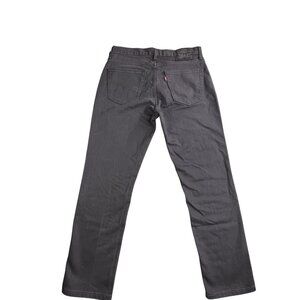 Levis 541 Jeans Mens 34x29.5 Gray Slim Straight Stretch Denim Pants Five Pocket